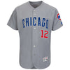 Kyle Schwarber Chicago Cubs Majestic Road Authentic Collection Flex Base Player Jersey - Gray