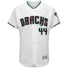 Paul Goldschmidt Arizona Diamondbacks Majestic Fashion Authentic Collection Flex Base Player Jersey - White/Teal