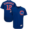 Kyle Schwarber Chicago Cubs Majestic Alternate Authentic Collection Flex Base Player Jersey
