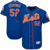 Yoenis Cespedes New York Mets Majestic 2017 Alternate Authentic Collection Flex Base Jersey - Royal/Orange