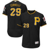 Francisco Cervelli Pittsburgh Pirates Majestic Alternate Authentic Collection Flex Base Player Jersey - Black