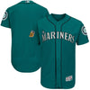 Seattle Mariners Majestic 2017 Spring Training Authentic Flex Base Team Jersey - Aqua