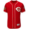 Cincinnati Reds Majestic 2017 Spring Training Authentic Flex Base Team Jersey - Scarlet