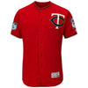 Minnesota Twins Majestic 2017 Spring Training Authentic Flex Base Team Jersey - Scarlet