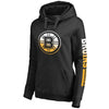Boston Bruins   Women's Plus Size Gradient Logo Pullover Hoodie - Black