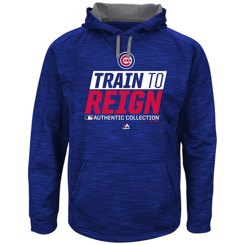 Chicago Cubs Majestic Spring Training Train to Reign Streak Hoodie - Royal