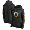 Boston Bruins   Women's Plus Size Gradient Logo Pullover Hoodie - Black