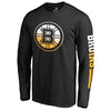 Boston Bruins   Gradient Logo Long Sleeve T-Shirt - Black