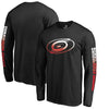 Carolina Hurricanes   Gradient Logo Long Sleeve T-Shirt - Black