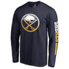 Buffalo Sabres   Gradient Logo Long Sleeve T-Shirt - Navy