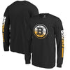 Boston Bruins   Youth Gradient Logo Long Sleeve T-Shirt - Black