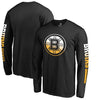 Boston Bruins   Big & Tall Gradient Logo Long Sleeve T-Shirt - Black