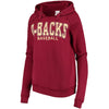 Arizona Diamondbacks 5th & Ocean by New Era Women's Defense Raglan Pullover Hoodie - Burgundy