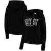 Chicago White Sox 5th & Ocean by New Era Women's Defense Raglan Pullover Hoodie - Black
