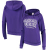 Colorado Rockies 5th & Ocean by New Era Women's Defense Raglan Pullover Hoodie - Purple