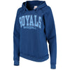 Kansas City Royals 5th & Ocean by New Era Women's Defense Raglan Pullover Hoodie - Royal