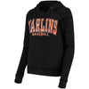 Miami Marlins 5th & Ocean by New Era Women's Defense Raglan Pullover Hoodie - Black