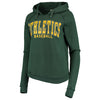 Oakland Athletics 5th & Ocean by New Era Women's Defense Raglan Pullover Hoodie - Forest Green