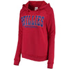 Philadelphia Phillies 5th & Ocean by New Era Women's Defense Raglan Pullover Hoodie - Red