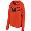San Francisco Giants 5th & Ocean by New Era Women's Defense Raglan Pullover Hoodie - Orange