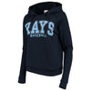 Tampa Bay Rays 5th & Ocean by New Era Women's Defense Raglan Pullover Hoodie - Navy