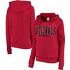 Washington Nationals 5th & Ocean by New Era Women's Defense Raglan Pullover Hoodie - Red