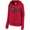 Washington Nationals 5th & Ocean by New Era Women's Defense Raglan Pullover Hoodie - Red