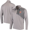 Baltimore Orioles Cutter & Buck Shaw Hybrid DryTec Half-Zip Jacket - Gray