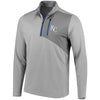 Kansas City Royals Cutter & Buck Shaw Hybrid DryTec Half-Zip Jacket - Gray