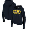 San Diego Padres 5th & Ocean by New Era Women's Defense Raglan Pullover Hoodie - Navy