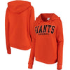 San Francisco Giants 5th & Ocean by New Era Women's Defense Raglan Pullover Hoodie - Orange