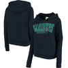 Seattle Mariners 5th & Ocean by New Era Women's Defense Raglan Pullover Hoodie - Navy