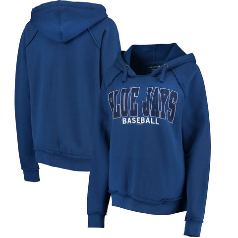 Toronto Blue Jays 5th & Ocean by New Era Women's Defense Raglan Pullover Hoodie - Royal