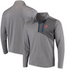 New York Mets Cutter & Buck Shaw Hybrid DryTec Half-Zip Jacket - Gray