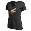 Arizona Coyotes   Women's Plus Sizes Gradient Logo T-Shirt - Black