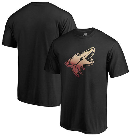 Arizona Coyotes   Big & Tall Gradient Logo T-Shirt - Black