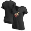 Arizona Coyotes   Women's Plus Sizes Gradient Logo T-Shirt - Black