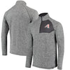 Arizona Diamondbacks   Static Quarter-Zip Pullover Jacket - Heathered Gray
