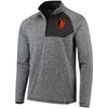 Baltimore Orioles   Static Quarter-Zip Pullover Jacket - Heathered Gray