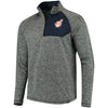 Cleveland Indians   Static Quarter-Zip Pullover Jacket - Heathered Gray