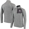 Colorado Rockies   Static Quarter-Zip Pullover Jacket - Heathered Gray