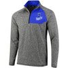Kansas City Royals   Static Quarter-Zip Pullover Jacket - Heathered Gray