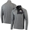 Miami Marlins   Static Quarter-Zip Pullover Jacket - Heathered Gray