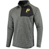 Pittsburgh Pirates   Static Quarter-Zip Pullover Jacket - Heathered Gray