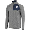 San Diego Padres   Static Quarter-Zip Pullover Jacket - Heathered Gray