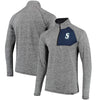 Seattle Mariners   Static Quarter-Zip Pullover Jacket - Heathered Gray