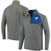 Toronto Blue Jays   Static Quarter-Zip Pullover Jacket - Heathered Gray