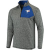 Toronto Blue Jays   Static Quarter-Zip Pullover Jacket - Heathered Gray