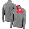 Texas Rangers   Static Quarter-Zip Pullover Jacket - Heathered Gray