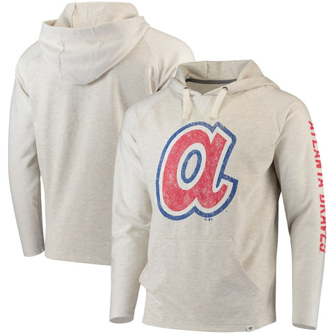 Atlanta Braves   True Classics French Terry Pullover Hoodie